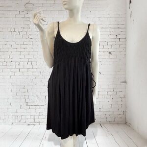 Seafolly Smocked Beach Dress Cover-up